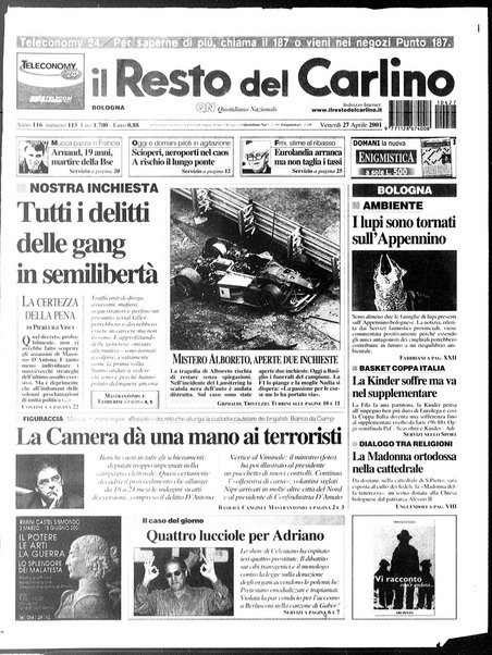 Il Resto del Carlino : giornale dell'Emilia